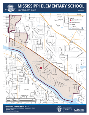 Mississippi enrollment area map 